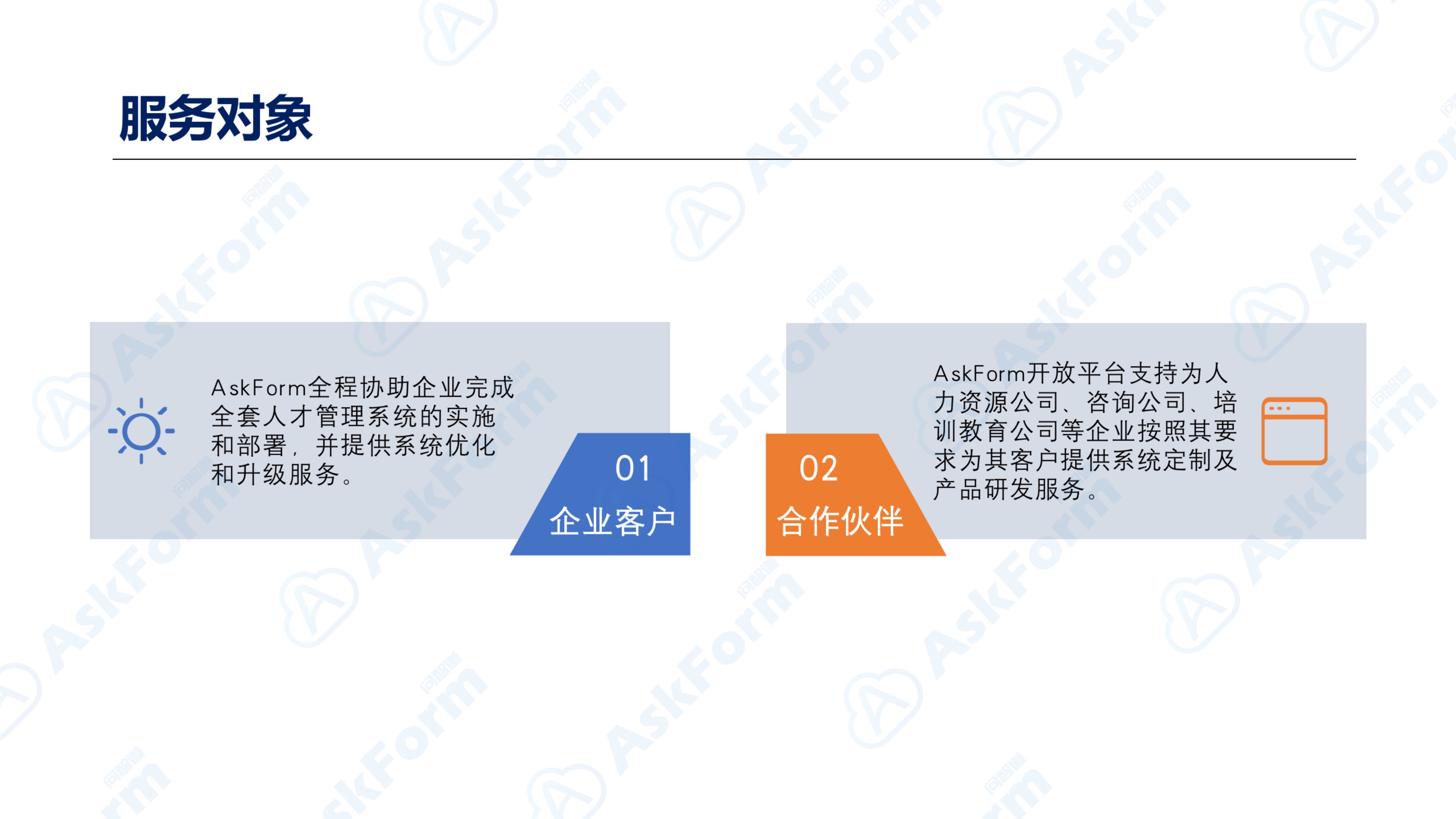 AskForm360度评估产品介绍_服务对象